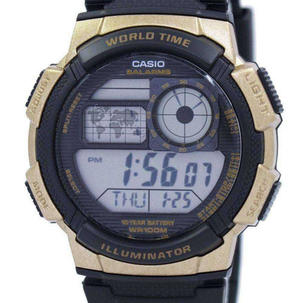 Orologio da uomo Casio Illuminatore World Time Alarm AE-1000W-1A3V AE1000W-1A3V