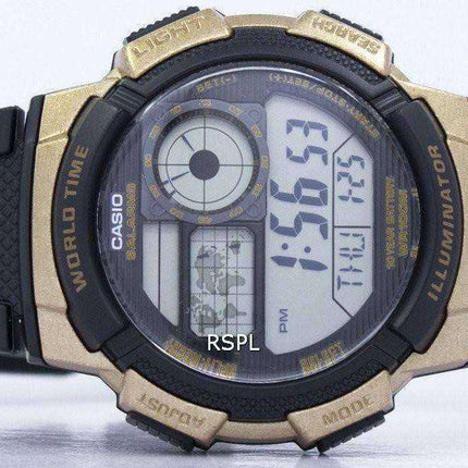Orologio da uomo Casio Illuminatore World Time Alarm AE-1000W-1A3V AE1000W-1A3V