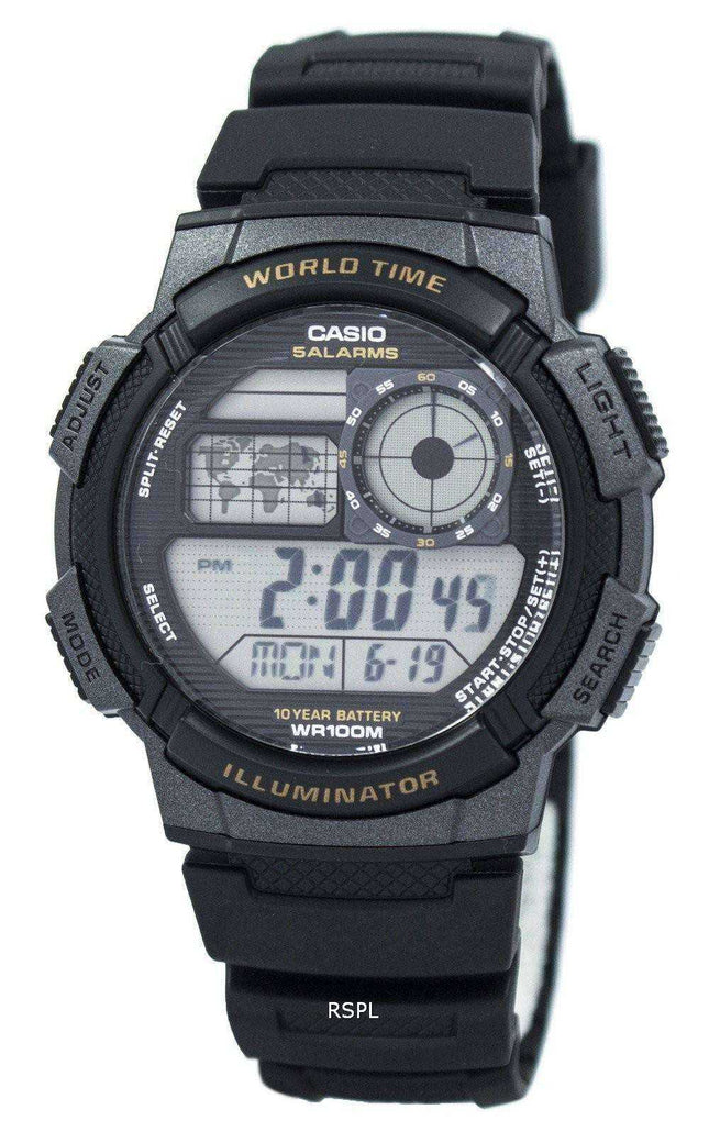 Orologio da uomo Casio Youth Digital World Time AE-1000W-1AV AE1000W-1AV