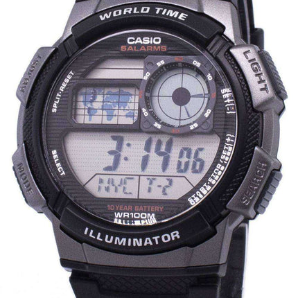 Orologio da uomo Casio Youth Series Digital World Time AE-1000W-1BVDF AE-1000W-1BV