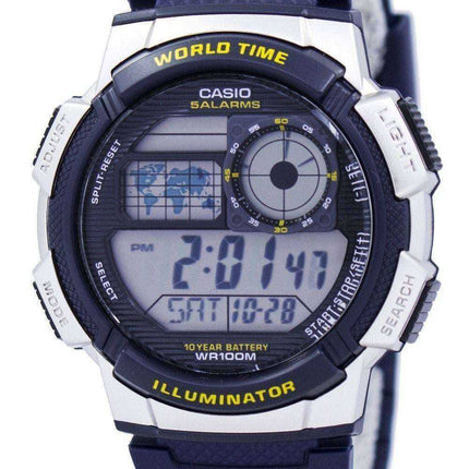Orologio da uomo Casio Illuminator World Time Alarm AE-1000W-2AV AE1000W-2AV