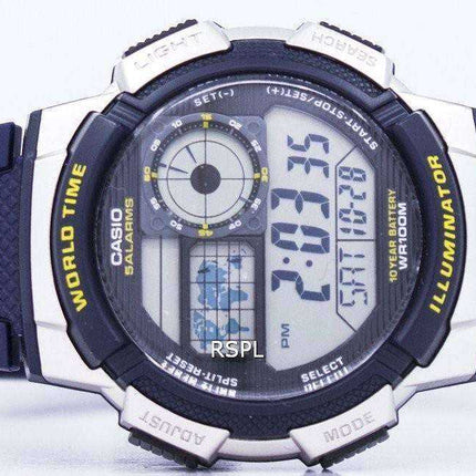 Orologio da uomo Casio Illuminator World Time Alarm AE-1000W-2AV AE1000W-2AV