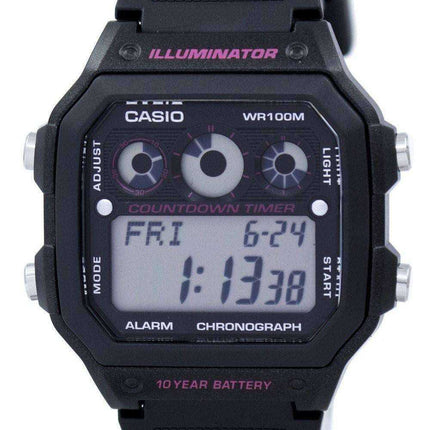 Casio Illuminator Cronografo Alarm Digital AE-1300WH-1A2V AE1300WH-1A2V Orologio da uomo