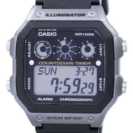 Cronografo Casio Youth Series Illuminator Alarm Digital AE-1300WH-8AV AE1300WH-8AV - Orologio da uomo
