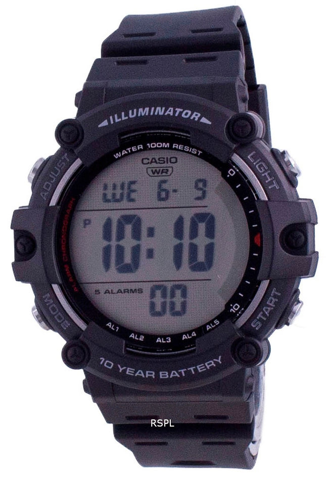 Orologio da uomo Casio Youth Illuminator Digital AE-1500WH-1A AE1500WH-1A 100M