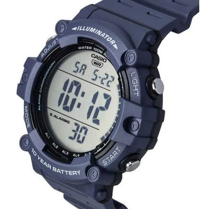 Orologio da uomo Casio Standard Digital Blue Resin Strap Quartz AE-1500WH-2A 100M