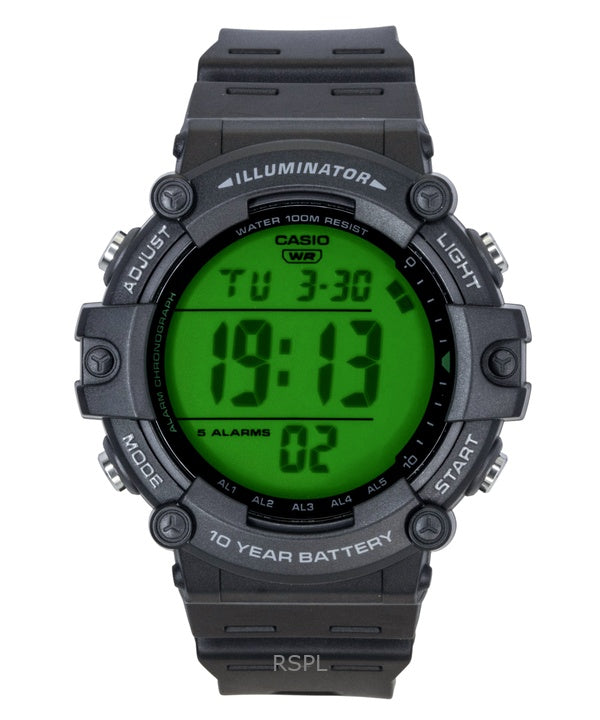 Orologio da uomo Casio multifunzione digitale con cinturino in resina al quarzo AE-1500WHC-1AV 100M
