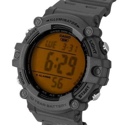 Orologio da uomo Casio multifunzione digitale con cinturino in resina al quarzo AE-1500WHC-8AV 100M