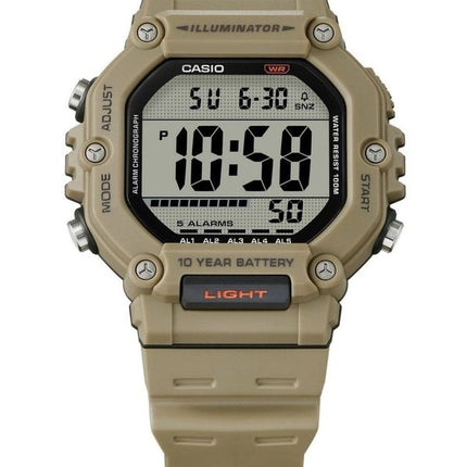 Orologio da uomo Casio Digital Resin Strap Quartz AE-1600H-5AV 100M