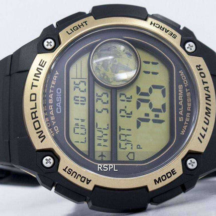 Casio Youth Illuminator World Time Alarm Orologio da uomo AE3000W-9AV AE3000W-9AV