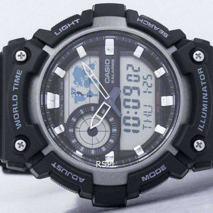 Orologio da uomo Casio Youth World Time analogico digitale AEQ-200W-1AV AEQ200W-1AV