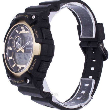 Casio Illuminatore World Time Alarm Orologio da uomo AEQ-200W-9AV AEQ200W-9AV