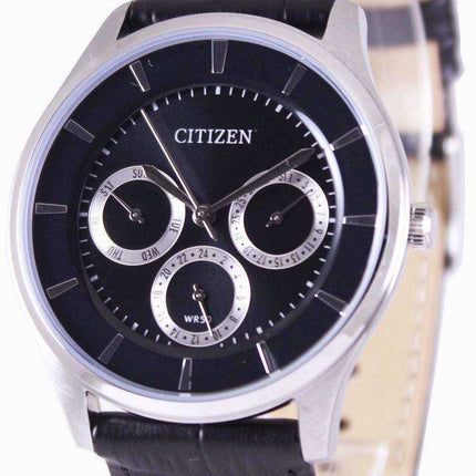 Orologio da uomo Citizen multifunzione quarzo quadrante nero AG8351-01E