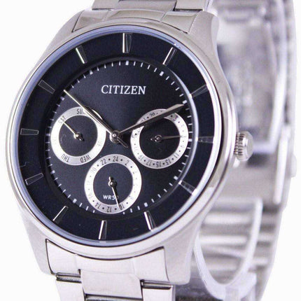 Orologio da uomo Citizen multifunzione al quarzo quadrante nero AG8351-51E