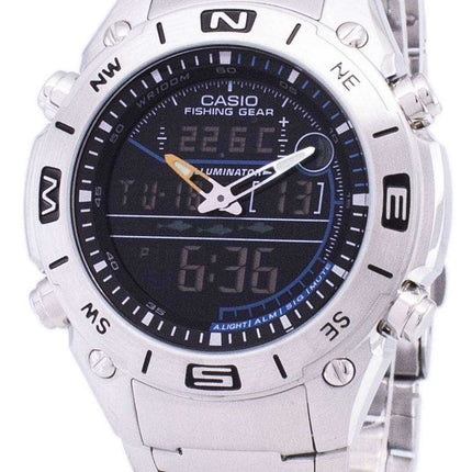 Orologio da pesca digitale analogico Casio Orologio da polso mondiale AMW-703D-1AVDF AMW-703D-1AV World Time