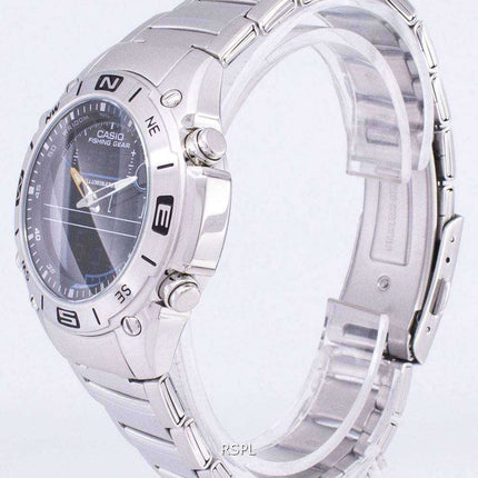 Orologio da pesca digitale analogico Casio Orologio da polso mondiale AMW-703D-1AVDF AMW-703D-1AV World Time