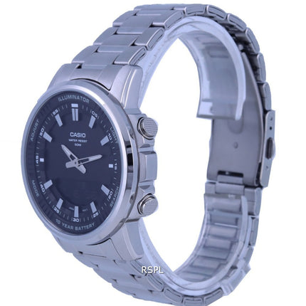 Orologio da uomo Casio Enticer World Time Telememo analogico digitale AMW-880D-1A AMW880D-1