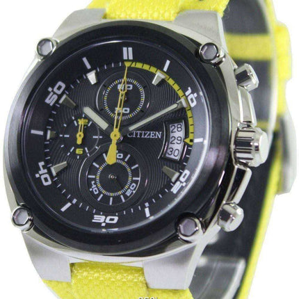 Orologio da uomo Citroen Cronografo sportivo cinturino in nylon giallo AN3455-30E