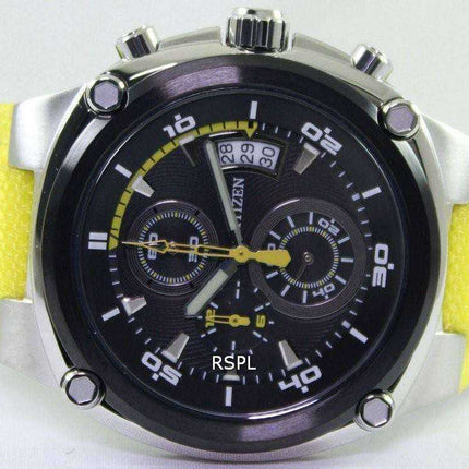 Orologio da uomo Citroen Cronografo sportivo cinturino in nylon giallo AN3455-30E