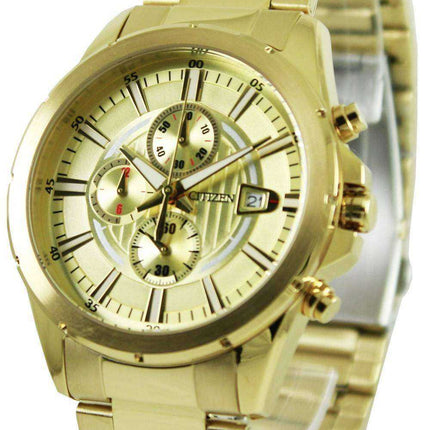 Orologio da uomo Citizen Chronograph Gold Tono AN3562-56P