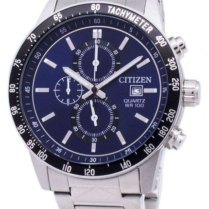 Orologio da uomo al quarzo tachimetro analogico AN3600-59L con cronografo Citizen