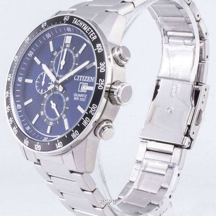 Orologio da uomo al quarzo tachimetro analogico AN3600-59L con cronografo Citizen