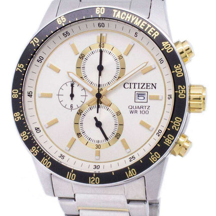 Orologio da uomo al quarzo tachimetro analogico AN3604-58A Citizen Chronograph