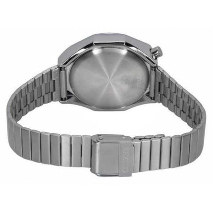 Orologio da uomo Citizen Tsuno Bull Head Cronografo in acciaio inossidabile con quadrante nero al quarzo AN3700-54E