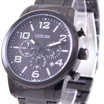 Orologio da uomo Citizen Black IP Cronografo al quarzo AN8055-57E