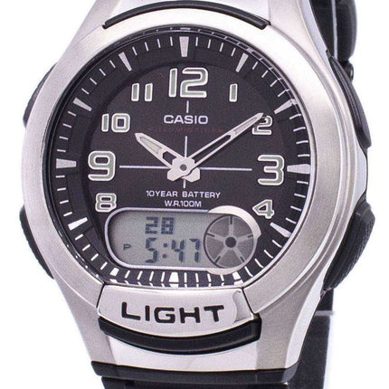 Orologio digitale analogico Casio Telememo AQ-180W-1BVDF AQ-180W-1BV Orologio da uomo