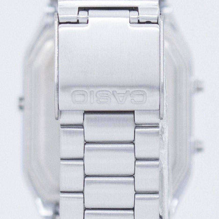Casio vintage dual time allarme quarzo analogico digitale AQ-230A-7DMQ AQ230A-7DMQ orologio unisex