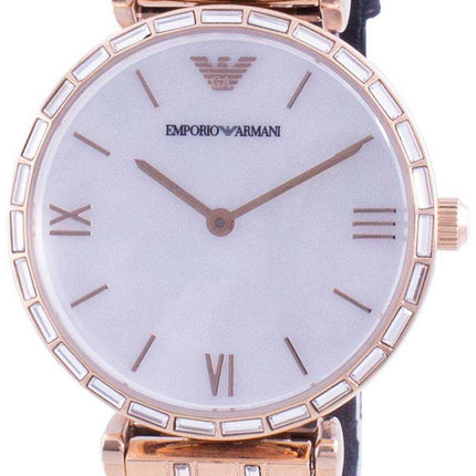 Orologio da donna Emporio Armani Gianni T-Bar con quadrante in madreperla al quarzo AR11295