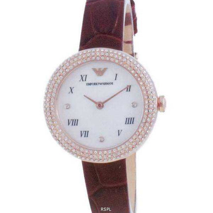 Orologio da donna Emporio Armani con accenti di diamanti al quarzo AR11357