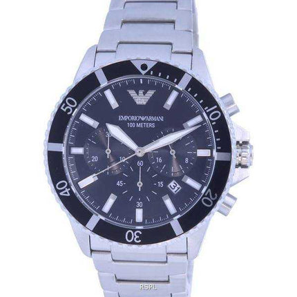 Orologio da uomo Emporio Armani Herren cronografo in acciaio inossidabile al quarzo AR11360 100M da uomo