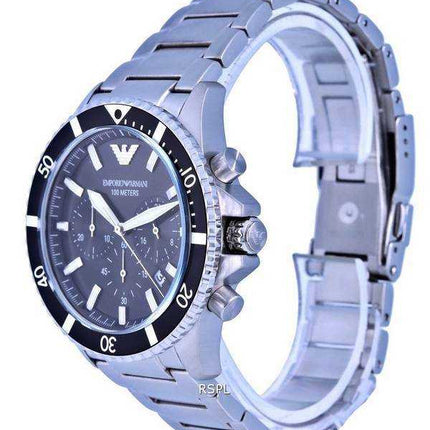 Orologio da uomo Emporio Armani Herren cronografo in acciaio inossidabile al quarzo AR11360 100M da uomo