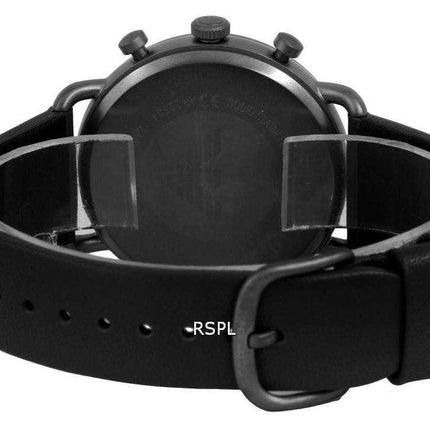 Orologio da uomo Emporio Armani Aviator cronografo quadrante argento al quarzo AR11384