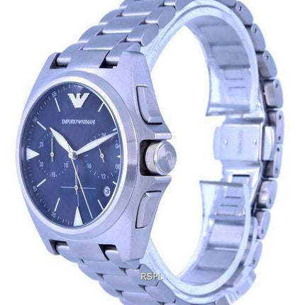Orologio da uomo Emporio Armani con cronografo in acciaio inossidabile al quarzo AR11411