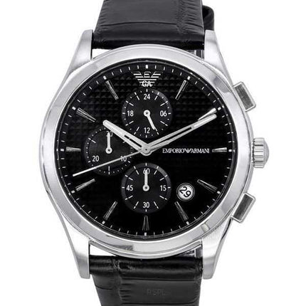 Orologio da uomo Emporio Armani Paolo Cronografo quadrante nero al quarzo AR11530