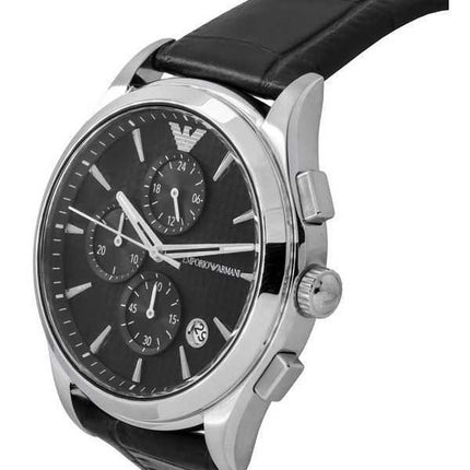 Orologio da uomo Emporio Armani Paolo Cronografo quadrante nero al quarzo AR11530