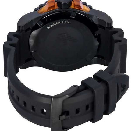 Orologio da uomo Emporio Armani Aqua cinturino in poliuretano nero quadrante nero al quarzo Diver's AR11539 200M