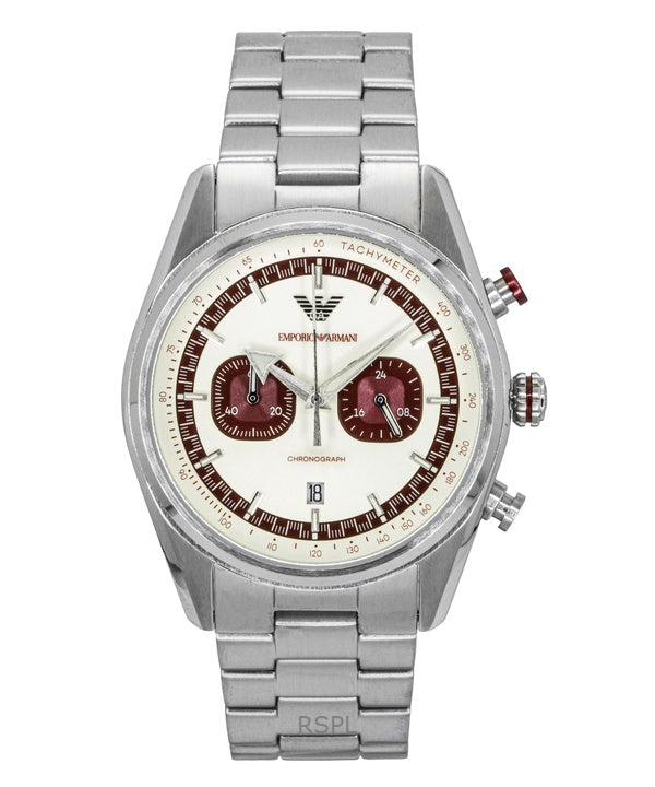 Orologio da uomo Emporio Armani Cronografo in acciaio inossidabile con quadrante multicolore al quarzo AR11645