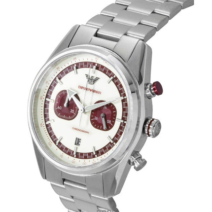 Orologio da uomo Emporio Armani Cronografo in acciaio inossidabile con quadrante multicolore al quarzo AR11645