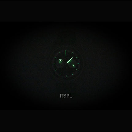 Orologio da uomo Emporio Armani Cronografo in pelle verde con quadrante nero e argento al quarzo AR11709