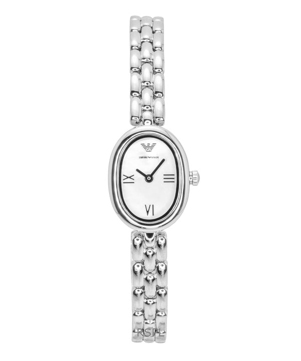 Orologio da donna Emporio Armani AR11720 in acciaio inossidabile con quadrante in madreperla al quarzo