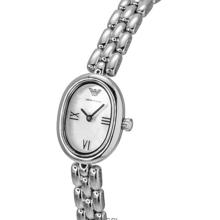 Orologio da donna Emporio Armani AR11720 in acciaio inossidabile con quadrante in madreperla al quarzo