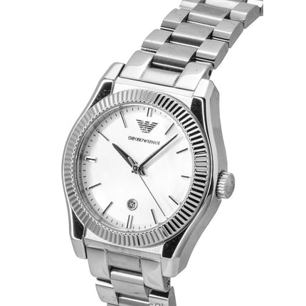 Orologio da donna Emporio Armani AR11723 in acciaio inossidabile con quadrante in madreperla al quarzo