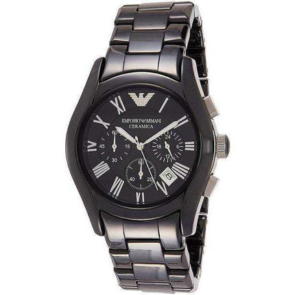 Orologio da uomo al quarzo cronografo Emporio Armani Ceramica AR1400