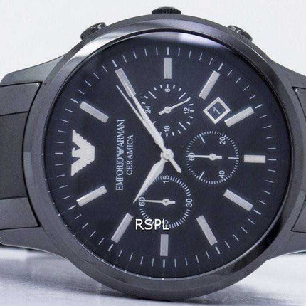 Orologio da uomo al quarzo cronografo Emporio Armani Ceramica AR1451