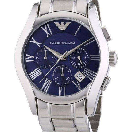 Orologio da uomo Emporio Armani Classic Chronograph con quadrante blu AR1635