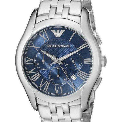 Orologio da uomo Emporio Armani Classic Chronograph blu scuro con quadrante AR1787